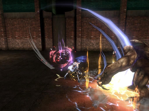 画像ギャラリー No.006のサムネイル画像 / 「アクション対魔忍」,新たなプレイアブルキャラクター「八津紫」が本日登場。大型の斧を振り回して敵を粉砕