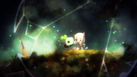 画像ギャラリー No.033のサムネイル画像 / 人類最後の少女トリコを脅かす「汚染天気」とは。「void tRrLM(); //ボイド・テラリウム」の汚染と施設,ダンジョンで身に付けるスキルが公開