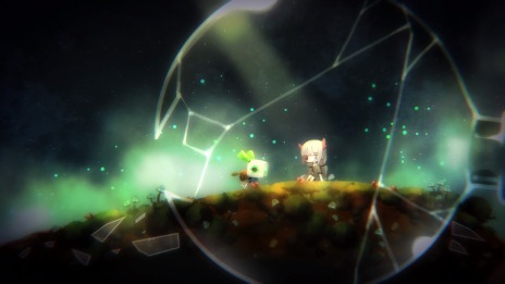 画像ギャラリー No.035のサムネイル画像 / 人類最後の少女トリコを脅かす「汚染天気」とは。「void tRrLM(); //ボイド・テラリウム」の汚染と施設,ダンジョンで身に付けるスキルが公開