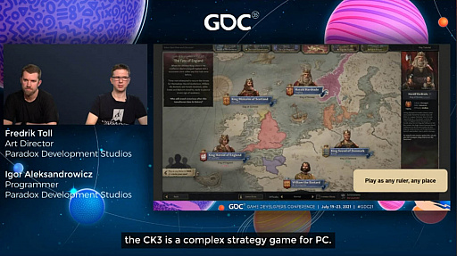 ꡼ No.006Υͥ / GDC 2021ϡCrusader Kings IIIפΡȰɥƥȥ饯եåμưˤĤơѤȥȤξ̤