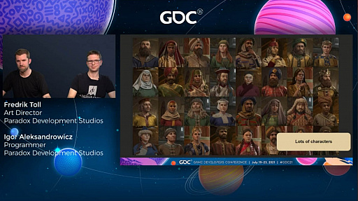 ꡼ No.009Υͥ / GDC 2021ϡCrusader Kings IIIפΡȰɥƥȥ饯եåμưˤĤơѤȥȤξ̤