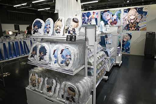 画像ギャラリー No.019のサムネイル画像 / 「原神展〜たびごころの赴くままに〜」内覧会レポート。武器などの立体物やキャラクターの等身大スタンディを展示。オリジナルグッズの販売も