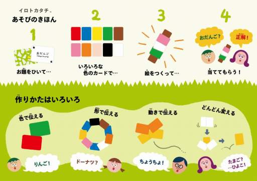 画像ギャラリー No.003のサムネイル画像 / カラフルな色カードで絵を作ろう。「イロトカタチ」がゲームマーケット2019秋にてテスト販売へ