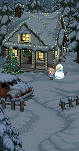 画像ギャラリー No.004のサムネイル画像 / 春から逃れて楽園へ。スマホ向けアドベンチャー「スノーマン・ストーリー」を紹介する「(ほぼ)日刊スマホゲーム通信」第2208回
