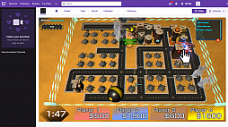 画像ギャラリー No.003のサムネイル画像 / 巨大ロボでビルを破壊する4人対戦アクション「デモリッション ロボッツ K.K.」がPC/Switchで今冬配信。PC版はGenvidに対応