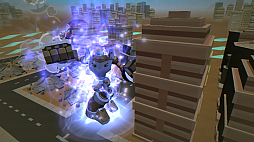 画像ギャラリー No.011のサムネイル画像 / 巨大ロボでビルを破壊する4人対戦アクション「デモリッション ロボッツ K.K.」がPC/Switchで今冬配信。PC版はGenvidに対応