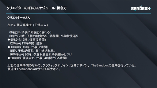 ���������꡼ No.012�Υ���ͥ������ / �᥿�С�����NFT�Ρ�The Sandbox�פǼ��ײ����ܻؤ����ֶ�Ф����ꥨ�������Τ���Υ᥿�С����ֺ¡�ȯɽ���ݡ���