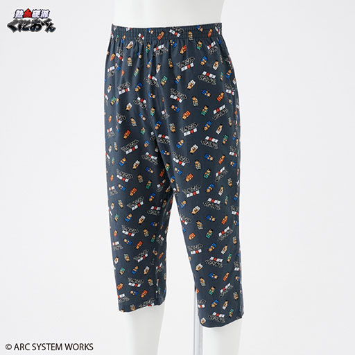 画像ギャラリー No.001のサムネイル画像 / 「熱血硬派くにおくん」のボクサーブリーフとステテコが予約受付中。くにおくんのドット絵キャラやタイトルロゴがデザインされたアイテム