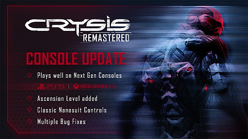 ꡼ No.001Υͥ / Crysis RemasteredפκǿѥåPS5Xbox Series X/Sб󥷥塼޵ˤϽȤʤȥ󥷥ɥ٥ɲ
