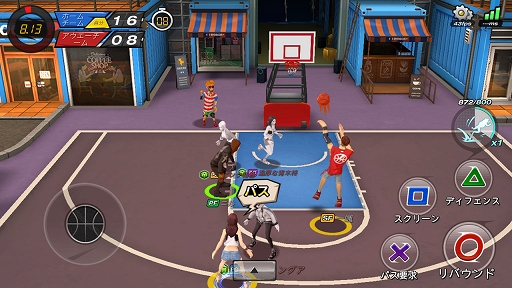 画像ギャラリー No.005のサムネイル画像 / スマホ向けバスケゲーム「フィーバーダンク」事前登録者数が8万人を突破