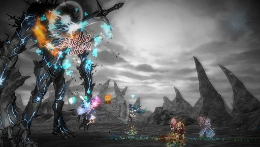 画像ギャラリー No.037のサムネイル画像 / 「巨神と誓女」を先行プレイ。プレイヤーが考察して作り上げる物語,モノクロームの世界とカラフルな少女のビジュアルが魅力のブラウザ用RPG