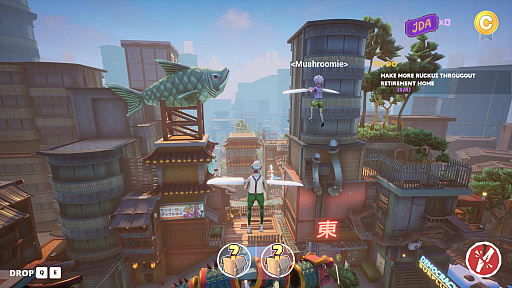 画像ギャラリー No.004のサムネイル画像 / 物理系のアクションゲーム,「Just Die Already」の制作が発表。未来世界で元気に生きる老人達を描いたトレイラーも公開