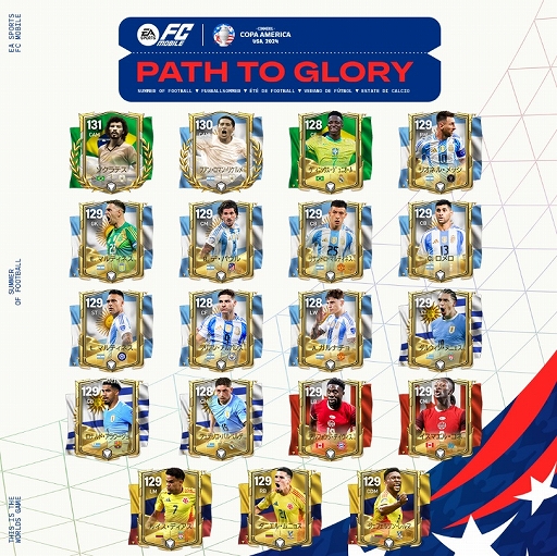 ꡼ No.002Υͥ / FC MOBILEסCONMEBOL ѡꥫ USA 2024оꤿо줹COPA 2024٥Ȥ򳫺