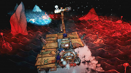 画像ギャラリー No.004のサムネイル画像 / イカダでサバイバルする「Trash Sailors」のデモ版が公開。手描き風アートのコミカルなアクションが楽しめる