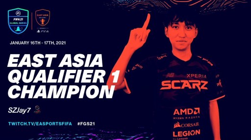 ꡼ No.001Υͥ / SCARZJay꤬FIFA21 Global Series East Asia Qualifierפͥ꡼3ã