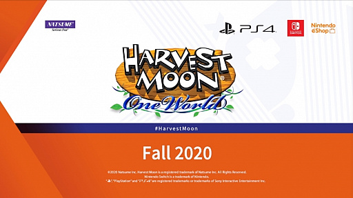画像ギャラリー No.006のサムネイル画像 / PS4&Switch向け「Harvest Moon: One World」が2020年秋に発売。「牧場物語」の流れを汲む農場シミュレーション