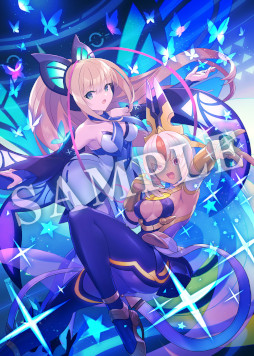 画像ギャラリー No.003のサムネイル画像 / 「蒼き雷霆 ガンヴォルト 鎖環」,描き下ろし店舗特典の完成デザインを公開