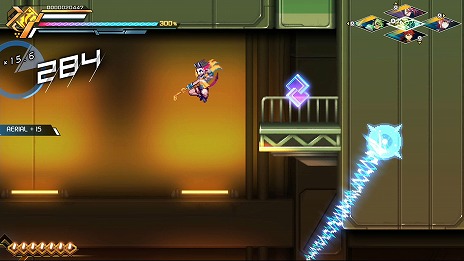 画像ギャラリー No.006のサムネイル画像 / 「蒼き雷霆 ガンヴォルト 鎖環」,挿入歌“幻想巡夜(エルゴスム)”のMVを公開。イマージュパルスの詳細や,ミッション情報も明らかに