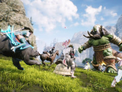 ��BLESS UNLEASHED�פ����������ӥ����󡣥���饯��������Ĺ��ٱ礹�륢���ƥब��館�뵭ǰ�����ڡ���Ⳬ��