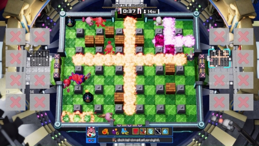 画像ギャラリー No.044のサムネイル画像 / ボンバーマンで64人対戦! 個性的なKONAMIキャラや“バトロワ要素”が楽しいパーティバトル「スーパーボンバーマンRオンライン」を先行プレイ