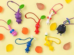 「ピクミン マスコット&フルーツグミ」が本日発売。赤,黄,青,岩,紫,白,羽ピクミンの7種がラインナップ