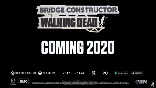 画像ギャラリー No.005のサムネイル画像 / 「Bridge Constructor The Walking Dead」が発表。ゲームの世界観を紹介するライブアクショントレイラーが公開