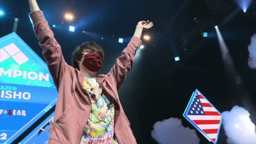 ���������꡼ No.004�Υ���ͥ������ / ��EVO2022�ϡ�GUILTY GEAR ��STRIVE��������ͥ����UMISHO���ꡣ����ꥫ�κǶ��ϥåԡ����������Ȥ���Ʊ����ν���EVO�ƼԤ�