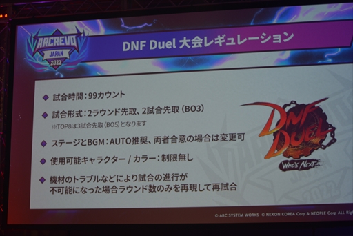 ꡼ No.007Υͥ / GUILTY GEAR STRIVEסDNF Duelפĩɽ꤬ꡪ Ʈ।٥ȡARCREVO Japan 2022ɤǮݡ