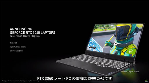 ꡼ No.008Υͥ / NVIDIAAmpereΥߥɥ륯饹GPUGeForce RTX 3060פ䡤ΡPCGeForce RTX 30ץ꡼ȯɽ