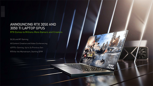 ꡼ No.002Υͥ / NVIDIAΡPCGPUGeForce RTX 3050 Ti/3050פȯɽȥ꡼ԾΡPCǤ쥤ȥDLSSѲǽ