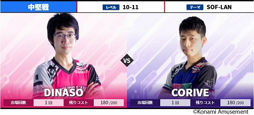 ꡼ No.005Υͥ / BEMANI PRO LEAGUE 2021פ612˳롣ȤΥ˥塼»
