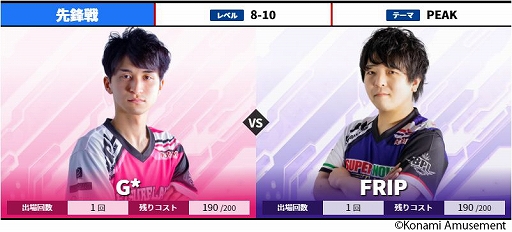 ꡼ No.006Υͥ / BEMANI PRO LEAGUE 2021פ612˳롣ȤΥ˥塼»