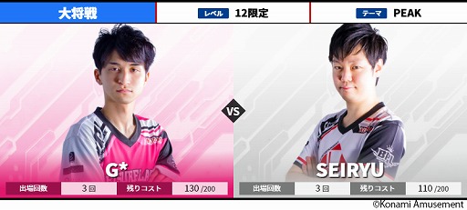 ꡼ No.003Υͥ / BEMANI PRO LEAGUE 2021פ78參ɤ
