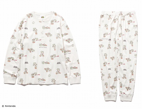 画像ギャラリー No.007のサムネイル画像 / 「スーパーマリオ」をデザインに取り入れたルームウェアコレクションがgelato piqueから発売決定。9月13日12:00に先行販売を実施