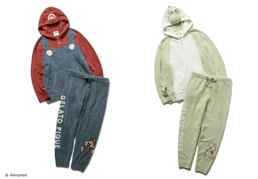 画像ギャラリー No.002のサムネイル画像 / 「スーパーマリオ」デザインのルームウェアコレクションの追加生産が決定。10月20日12時に予約販売開始