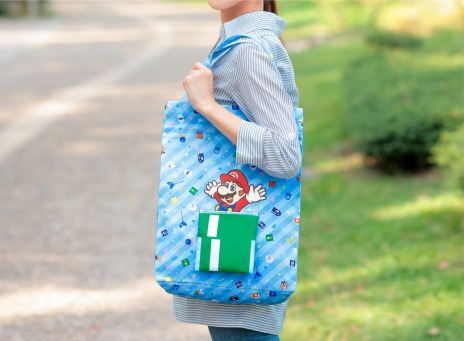 画像ギャラリー No.011のサムネイル画像 / スーパーマリオの2WAYラッピングバッグシリーズの新商品が本日発売。使い方を紹介する映像が公開に