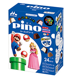 画像ギャラリー No.013のサムネイル画像 / アイスクリームの「ピノ」が映画「ザ・スーパーマリオブラザーズ・ムービー」とコラボ。特別なパッケージを採用した商品を4月24日に発売