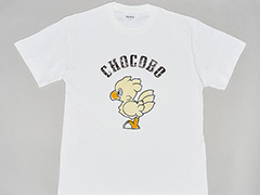 「チョコボ」「モーグリ」「トンベリ」「サボテンダー」の「FF」Tシャツ,予約を受付中。シンプルな白地に,かすれた風合いのプリントがおしゃれ