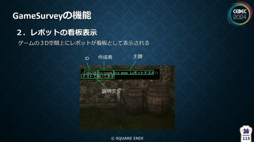 ꡼ No.006Υͥ / FF16פγȯǥХå٤ƥGameSurveyɤȤϡƳηаޤ鵡ǽβ⡤̤줿åݡȡCEDEC 2024