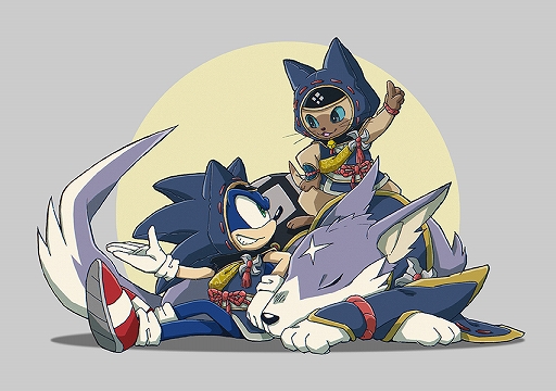 画像ギャラリー No.006のサムネイル画像 / 「モンスターハンターライズ」,イベントクエスト“大地激高”を配信開始。ソニック・ザ・ヘッジホッグとのコラボ記念イラストも公開に