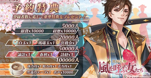 画像ギャラリー No.008のサムネイル画像 / 「嵐を呼ぶ女たち -宮廷乱舞-」の事前登録が本日スタート