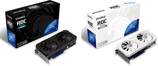 ꡼ No.002Υͥ / Intel Arc A770/A750ܤSparkleեåɤ510ȯ䡣A770ܤΥۥ磻ȥǥо