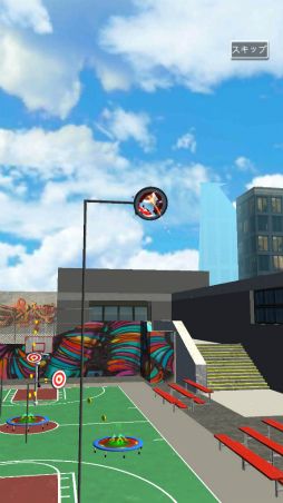 画像ギャラリー No.010のサムネイル画像 / ボールを弾いてゴールへ。スマホ向けアクション「Slingshot Basketball!」を紹介する「(ほぼ)日刊スマホゲーム通信」第2497回