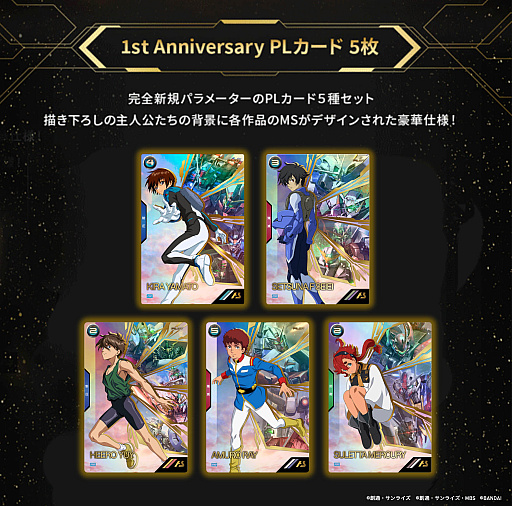 画像ギャラリー No.006のサムネイル画像 / 「機動戦士ガンダム アーセナルベース」稼働1周年を記念した豪華スペシャルBOXセット,プレミアムバンダイで受注開始