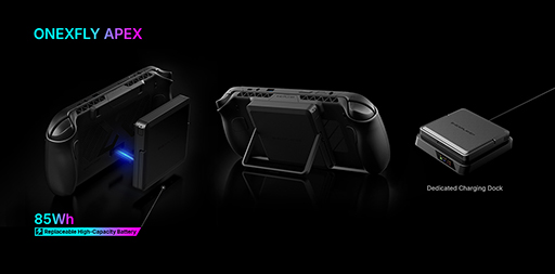 画像ギャラリー No.002のサムネイル画像 / Ryzen AI MAX+ 395を採用する携帯型ゲームPC「ONEXFLY Apex」のクラウドファンディングキャンペーンが11月10日にスタート