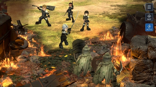 ꡼ No.004Υͥ / FINAL FANTASY VII EVER CRISISס㤭αͺե줿ʪҲ3ͤΥ른㡼󡤥ޥåȡƥо