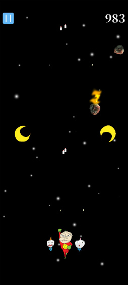 画像ギャラリー No.008のサムネイル画像 / 東海オンエアの渾身。スマホ向けシューティング「僕は地球以外を見たことがない」を紹介する「(ほぼ)日刊スマホゲーム通信」第2549回