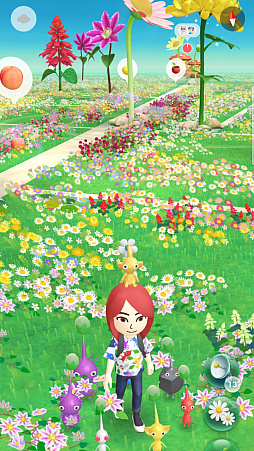 画像ギャラリー No.005のサムネイル画像 / 「Pikmin Bloom」祝4周年! 氷ピクミンも仲間入りして,ますますにぎやかに。デコピクミンたちと,あなたの街をお散歩しませんか?