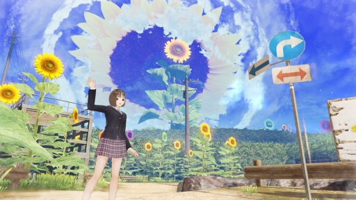 画像ギャラリー No.008のサムネイル画像 / 「BLUE REFLECTION TIE/帝」可愛い猫耳姿が楽しめる新コスチューム,新マップが手に入るDLC第1弾が配信。フォトモードのアップデートも