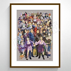 画像ギャラリー No.002のサムネイル画像 / 「逆転裁判」シリーズ20周年記念の描きおろしイラストが公開に。記念イラストを活用した新商品の受注もスタート